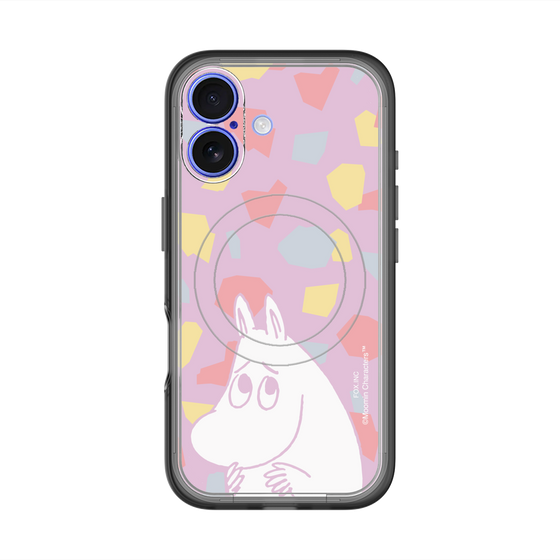スリムプロテクションプレミアムケース with MagSafe［ MOOMIN - Fearful face - color ］