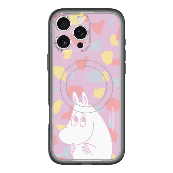 スリムプロテクションプレミアムケース with MagSafe［ MOOMIN - Fearful face - color ］