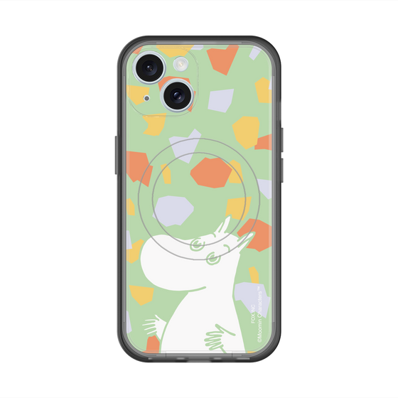 スリムプロテクションプレミアムケース with MagSafe［ MOOMIN - Sparkling face - color ］
