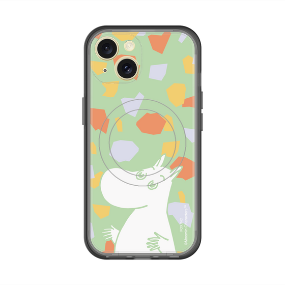 スリムプロテクションプレミアムケース with MagSafe［ MOOMIN - Sparkling face - color ］