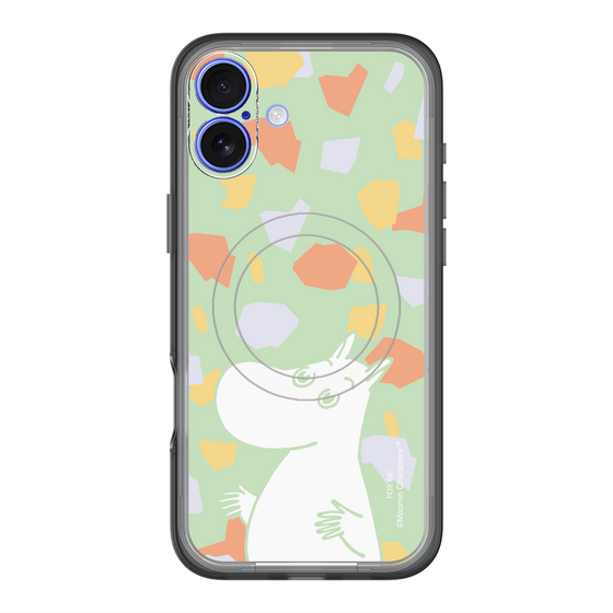 スリムプロテクションプレミアムケース with MagSafe［ MOOMIN - Sparkling face - color ］