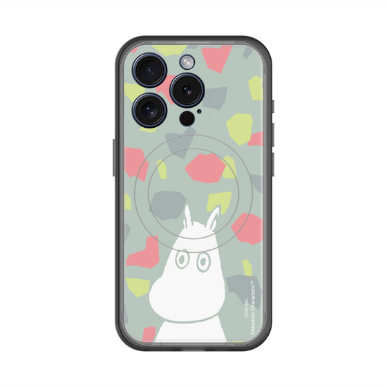 スリムプロテクションプレミアムケース with MagSafe［ MOOMIN - Troubled face - color ］