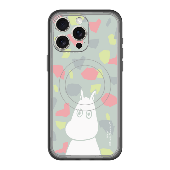 スリムプロテクションプレミアムケース with MagSafe［ MOOMIN - Troubled face - color ］