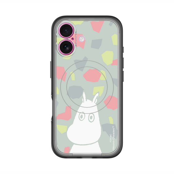 スリムプロテクションプレミアムケース with MagSafe［ MOOMIN - Troubled face - color ］