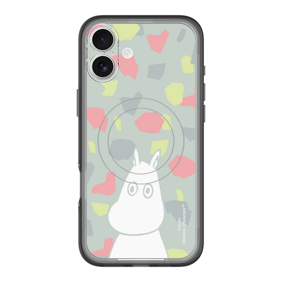 スリムプロテクションプレミアムケース with MagSafe［ MOOMIN - Troubled face - color ］