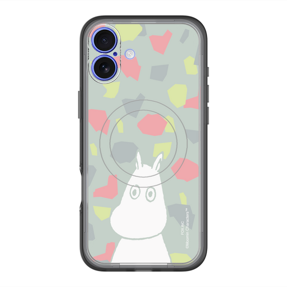 スリムプロテクションプレミアムケース with MagSafe［ MOOMIN - Troubled face - color ］