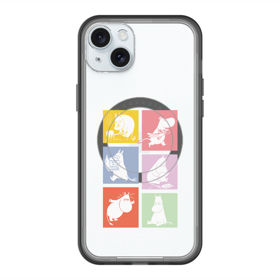 スリムプロテクションプレミアムケース with MagSafe［ MOOMIN - MOOMIN/B ］