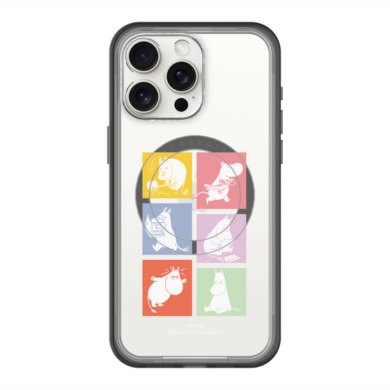 スリムプロテクションプレミアムケース with MagSafe［ MOOMIN - MOOMIN/B ］