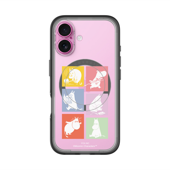 スリムプロテクションプレミアムケース with MagSafe［ MOOMIN - MOOMIN/B ］
