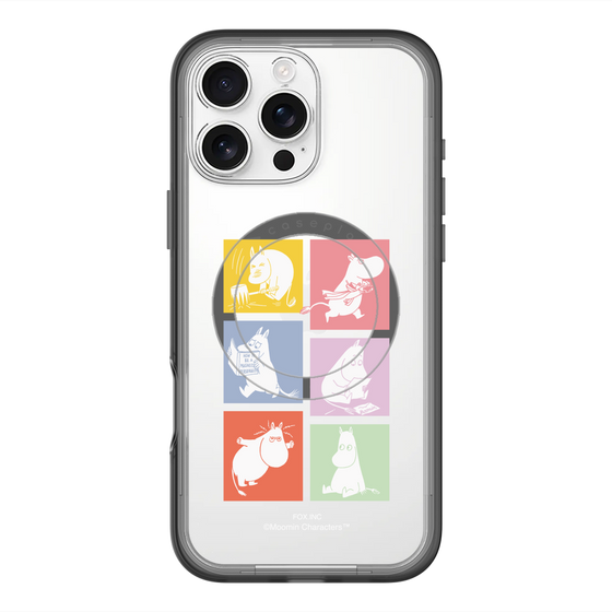 スリムプロテクションプレミアムケース with MagSafe［ MOOMIN - MOOMIN/B ］
