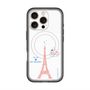 スリムプロテクションプレミアムケース with MagSafe［ ELLE×マイメロディ＆クロミ - ハートのタワー - ホワイト ］