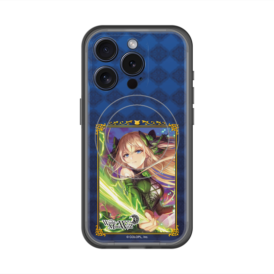 スリムプロテクションプレミアムケース with MagSafe［ クイズRPG 魔法使いと黒猫のウィズ - リフィル ］