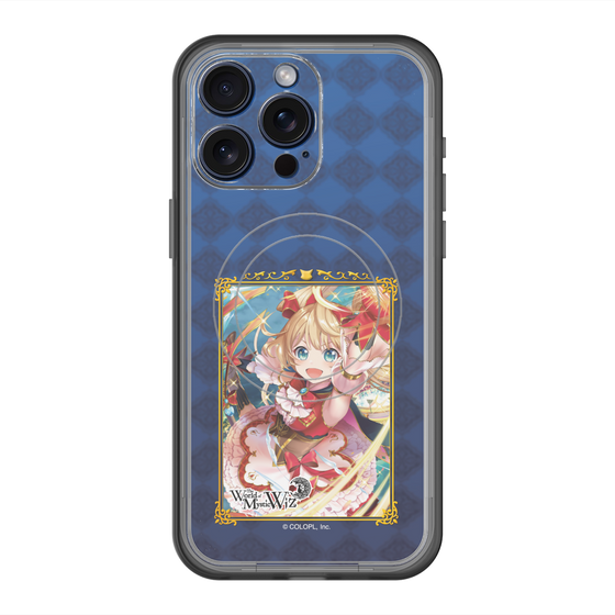 スリムプロテクションプレミアムケース with MagSafe［ クイズRPG 魔法使いと黒猫のウィズ - アリエッタ ］