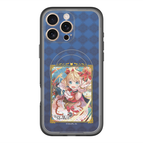スリムプロテクションプレミアムケース with MagSafe［ クイズRPG 魔法使いと黒猫のウィズ - アリエッタ ］