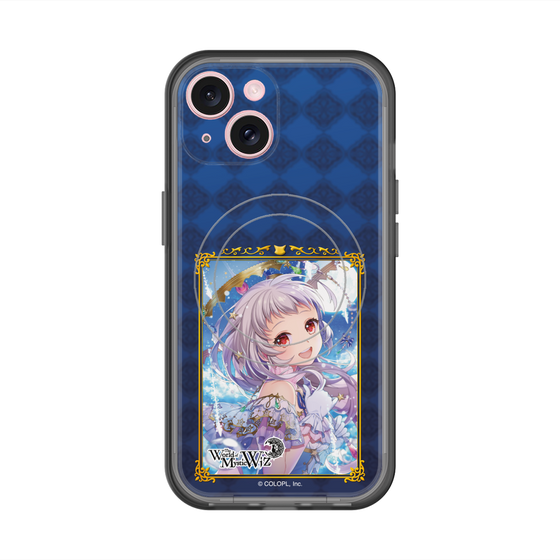 スリムプロテクションプレミアムケース with MagSafe［ クイズRPG 魔法使いと黒猫のウィズ - クレティア ］
