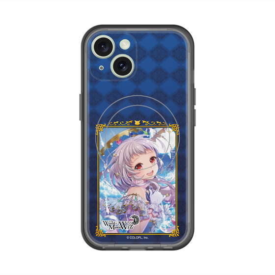 スリムプロテクションプレミアムケース with MagSafe［ クイズRPG 魔法使いと黒猫のウィズ - クレティア ］