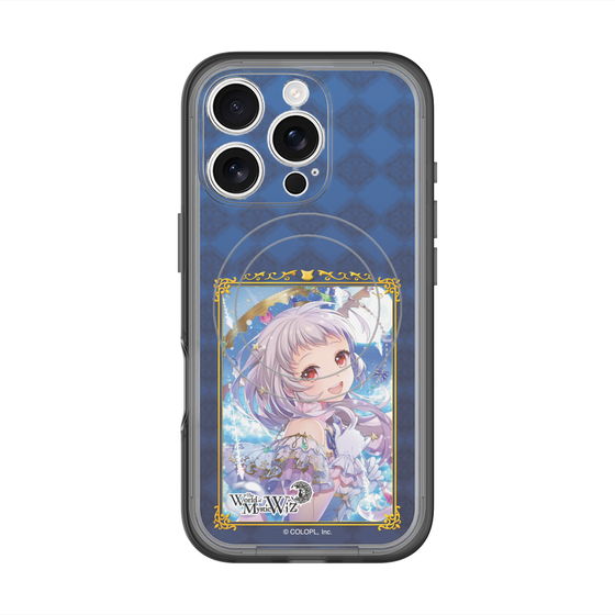 スリムプロテクションプレミアムケース with MagSafe［ クイズRPG 魔法使いと黒猫のウィズ - クレティア ］