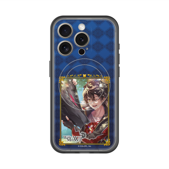 スリムプロテクションプレミアムケース with MagSafe［ クイズRPG 魔法使いと黒猫のウィズ - キワム ］