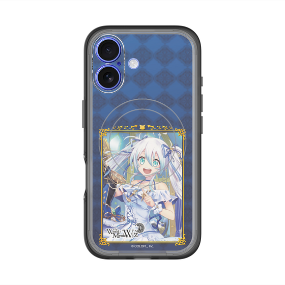 スリムプロテクションプレミアムケース with MagSafe［ クイズRPG 魔法使いと黒猫のウィズ - リルム ］