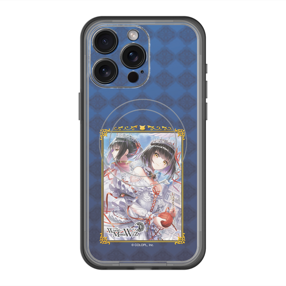 スリムプロテクションプレミアムケース with MagSafe［ クイズRPG 魔法使いと黒猫のウィズ - スノウ ］