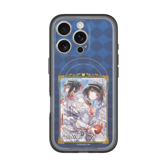 スリムプロテクションプレミアムケース with MagSafe［ クイズRPG 魔法使いと黒猫のウィズ - スノウ ］