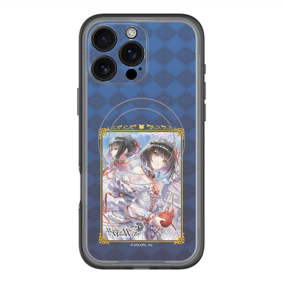 スリムプロテクションプレミアムケース with MagSafe［ クイズRPG 魔法使いと黒猫のウィズ - スノウ ］