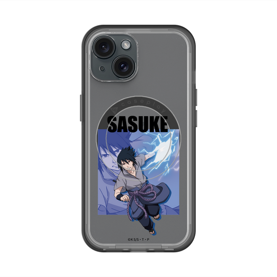 スリムプロテクションプレミアムケース with MagSafe［ NARUTO -ナルト- 疾風伝 - うちはサスケ ］