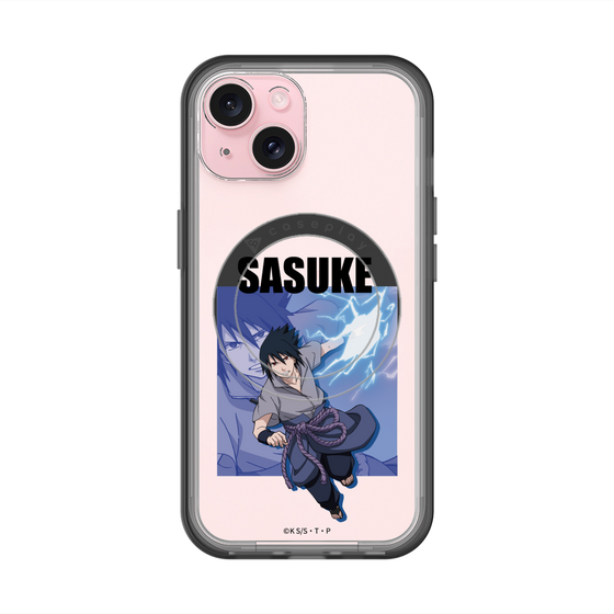 スリムプロテクションプレミアムケース with MagSafe［ NARUTO -ナルト- 疾風伝 - うちはサスケ ］