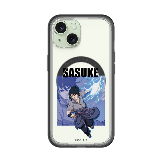 スリムプロテクションプレミアムケース with MagSafe［ NARUTO -ナルト- 疾風伝 - うちはサスケ ］