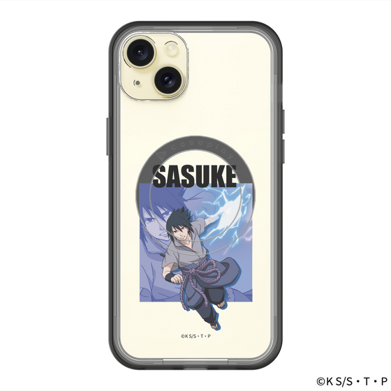 スリムプロテクションプレミアムケース with MagSafe［ NARUTO -ナルト- 疾風伝 - うちはサスケ ］
