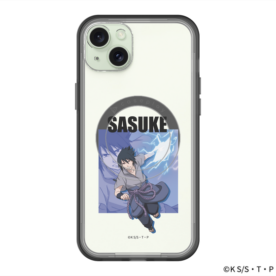 スリムプロテクションプレミアムケース with MagSafe［ NARUTO -ナルト- 疾風伝 - うちはサスケ ］