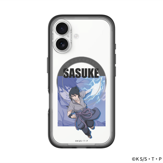 スリムプロテクションプレミアムケース with MagSafe［ NARUTO-ナルト- 疾風伝 - うちはサスケ ］