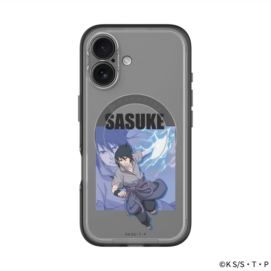 スリムプロテクションプレミアムケース with MagSafe［ NARUTO -ナルト- 疾風伝 - うちはサスケ ］