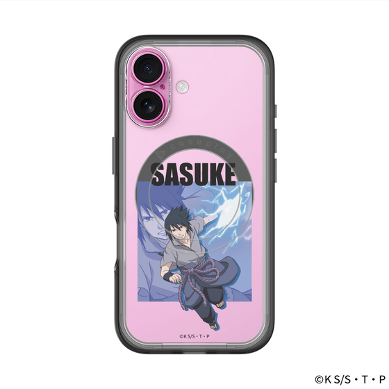 スリムプロテクションプレミアムケース with MagSafe［ NARUTO -ナルト- 疾風伝 - うちはサスケ ］