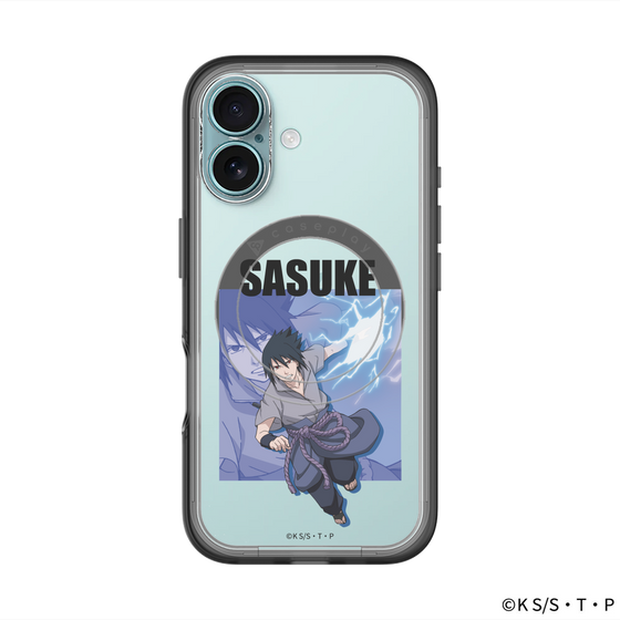 スリムプロテクションプレミアムケース with MagSafe［ NARUTO -ナルト- 疾風伝 - うちはサスケ ］