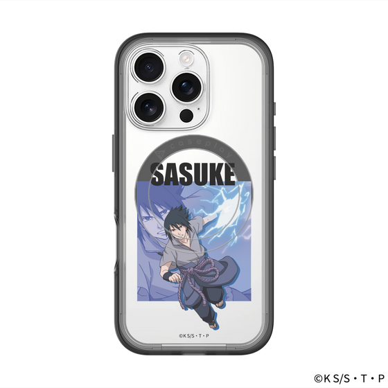 スリムプロテクションプレミアムケース with MagSafe［ NARUTO-ナルト- 疾風伝 - うちはサスケ ］