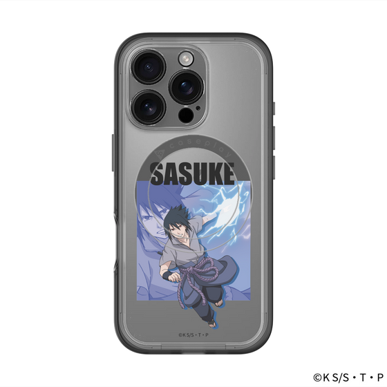 スリムプロテクションプレミアムケース with MagSafe［ NARUTO -ナルト- 疾風伝 - うちはサスケ ］