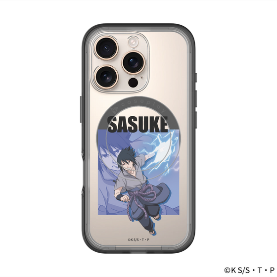 スリムプロテクションプレミアムケース with MagSafe［ NARUTO -ナルト- 疾風伝 - うちはサスケ ］