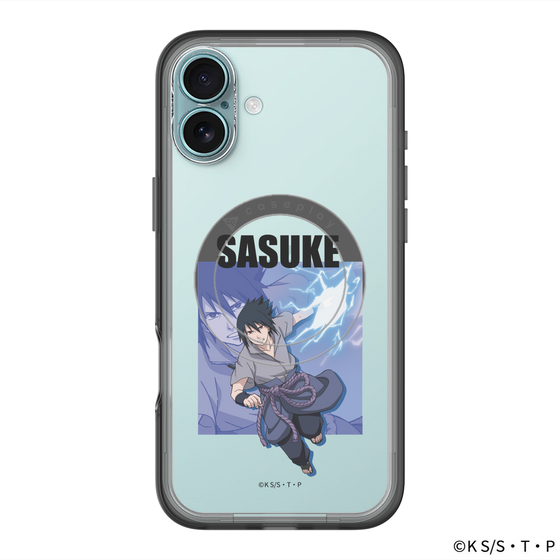 スリムプロテクションプレミアムケース with MagSafe［ NARUTO -ナルト- 疾風伝 - うちはサスケ ］