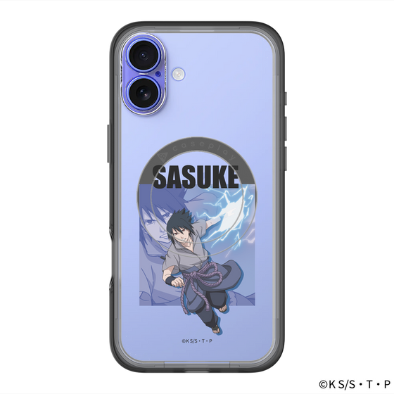 スリムプロテクションプレミアムケース with MagSafe［ NARUTO -ナルト- 疾風伝 - うちはサスケ ］