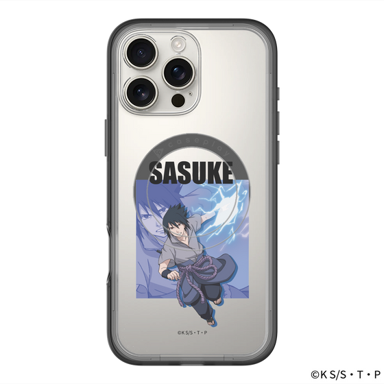 スリムプロテクションプレミアムケース with MagSafe［ NARUTO -ナルト- 疾風伝 - うちはサスケ ］