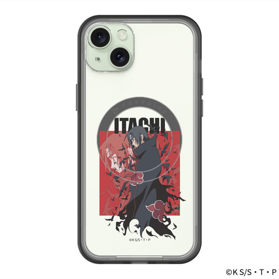 スリムプロテクションプレミアムケース with MagSafe［ NARUTO -ナルト- 疾風伝 - うちはイタチ ］