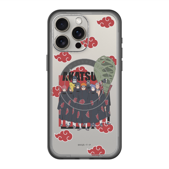 スリムプロテクションプレミアムケース with MagSafe［ NARUTO -ナルト- 疾風伝 - 暁 ］