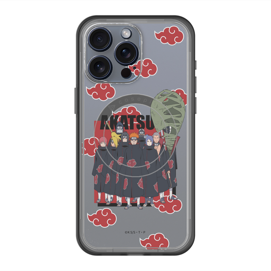 スリムプロテクションプレミアムケース with MagSafe［ NARUTO -ナルト- 疾風伝 - 暁 ］