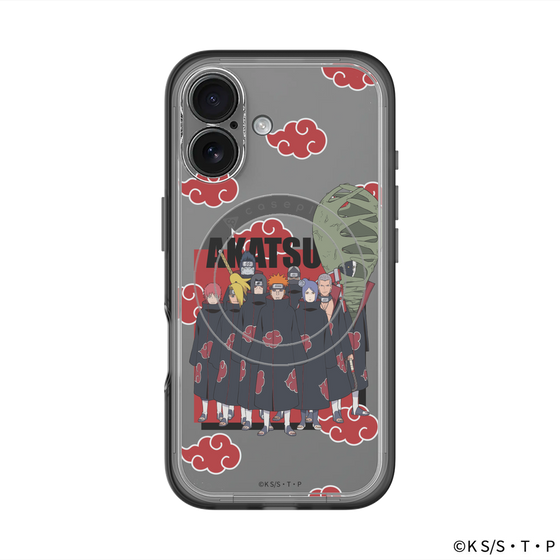 スリムプロテクションプレミアムケース with MagSafe［ NARUTO -ナルト- 疾風伝 - 暁 ］