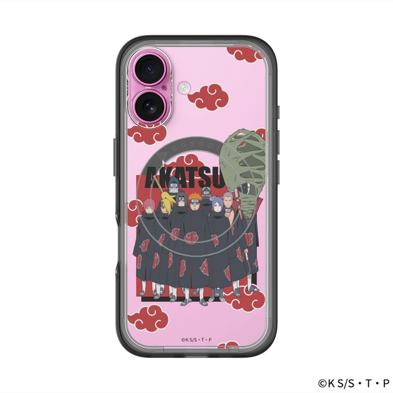 スリムプロテクションプレミアムケース with MagSafe［ NARUTO -ナルト- 疾風伝 - 暁 ］