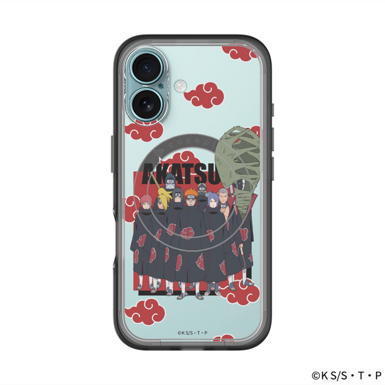 スリムプロテクションプレミアムケース with MagSafe［ NARUTO -ナルト- 疾風伝 - 暁 ］