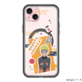 スリムプロテクションプレミアムケース with MagSafe［ NARUTO -ナルト- 疾風伝 - ステッカー - うずまきナルト ］