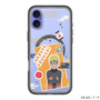 スリムプロテクションプレミアムケース with MagSafe［ NARUTO -ナルト- 疾風伝 - ステッカー - うずまきナルト ］