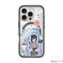 スリムプロテクションプレミアムケース with MagSafe［ NARUTO -ナルト- 疾風伝 - ステッカー - うちはサスケ ］